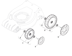 s461hp mountfield-petrol-rotary-mowers part diagram
