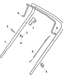 s461hp mountfield-petrol-rotary-mowers part diagram
