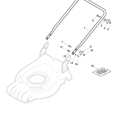 s461hp mountfield-petrol-rotary-mowers part diagram