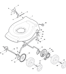 s461pd-es mountfield-petrol-rotary-mowers part diagram