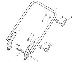 s461pd-es mountfield-petrol-rotary-mowers part diagram