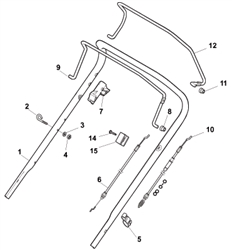 s461pd-es mountfield-petrol-rotary-mowers part diagram
