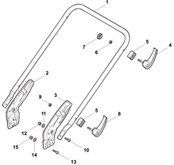 s461pd-es mountfield-petrol-rotary-mowers part diagram