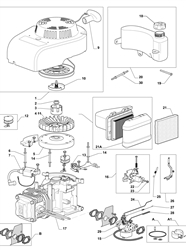 s461pd mountfield-petrol-rotary-mowers part diagram