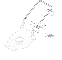s461pd mountfield-petrol-rotary-mowers part diagram