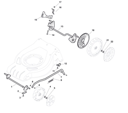 s461pd mountfield-petrol-rotary-mowers part diagram