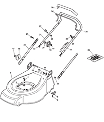 s461r-hp mountfield-petrol-rotary-mowers part diagram