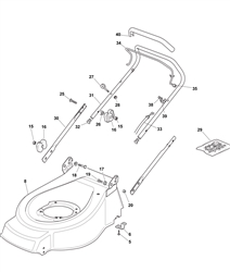 s461r-hp mountfield-petrol-rotary-mowers part diagram