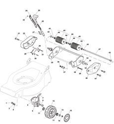 s461r-hp mountfield-petrol-rotary-mowers part diagram