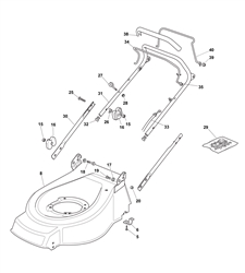 s461r-pd-es mountfield-petrol-rotary-mowers part diagram