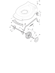 s46r-hp mountfield-petrol-rotary-roller part diagram