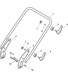 s510pd mountfield-petrol-rotary-mowers part diagram