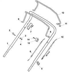 s510pd mountfield-petrol-rotary-mowers part diagram