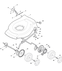 s511pd mountfield-petrol-rotary-mowers part diagram