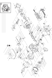 sm55-engine snow-throwers part diagram
