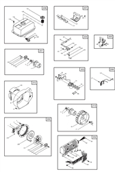 sm55-engine snow-throwers part diagram