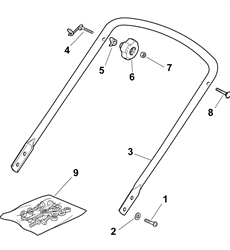sp184 mountfield-petrol-rotary-mowers part diagram