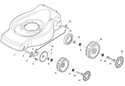 sp184 mountfield-petrol-rotary-mowers part diagram