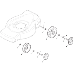 sp184 mountfield-petrol-rotary-mowers part diagram