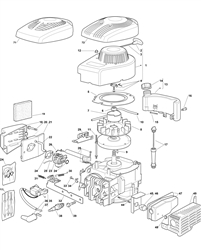 sp184 mountfield-petrol-rotary-mowers part diagram