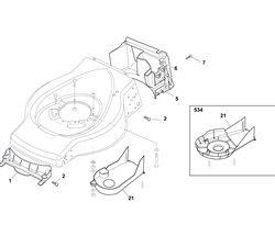 sp184 mountfield-petrol-rotary-mowers part diagram