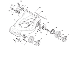 sp414-v35-150cc bq-machines part diagram
