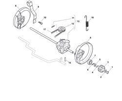 sp454 mountfield-petrol-rotary-mowers part diagram