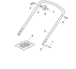sp454 mountfield-petrol-rotary-mowers part diagram