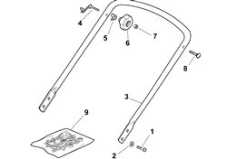 sp454-v35-150cc bq-machines part diagram