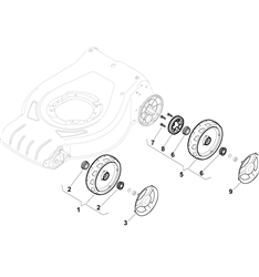 sp460pd mountfield-petrol-rotary-mowers part diagram