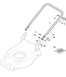 sp460sd mountfield-petrol-rotary-mowers part diagram