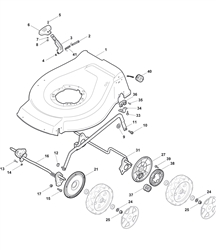 sp465 mountfield-petrol-rotary-mowers part diagram
