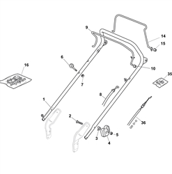 sp500 mountfield-petrol-rotary-mowers part diagram