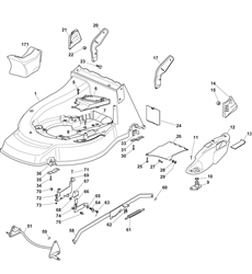 sp500 mountfield-petrol-rotary-mowers part diagram