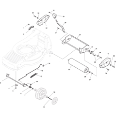 sp505r mountfield-petrol-rotary-mowers part diagram