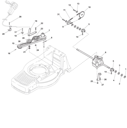 sp505r mountfield-petrol-rotary-mowers part diagram