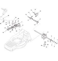 sp505r mountfield-petrol-rotary-mowers part diagram