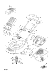 sp530 mountfield-petrol-rotary-mowers part diagram