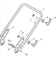 sp530hw mountfield-petrol-rotary-mowers part diagram