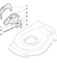 sp530hw mountfield-petrol-rotary-mowers part diagram