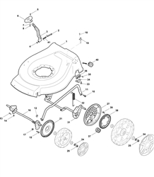 sp530hw mountfield-petrol-rotary-mowers part diagram