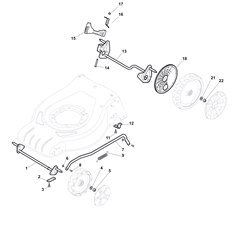 sp533 mountfield-petrol-rotary-mowers part diagram