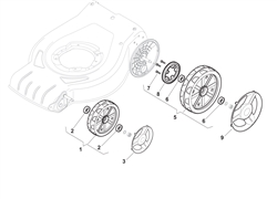 sp533es mountfield-petrol-rotary-mowers part diagram