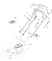 sp534-hw-bbc mountfield-petrol-rotary-mowers part diagram