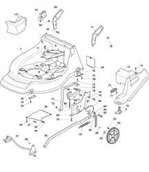 sp534-hw-bbc mountfield-petrol-rotary-mowers part diagram