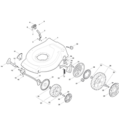 sp535-hw-honda-gcv135 bq-machines part diagram