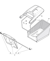 sp535-hw-honda-gcv135 mountfield-petrol-rotary-mowers part diagram