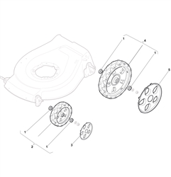 sp535-hw-honda-gcv135 mountfield-petrol-rotary-mowers part diagram