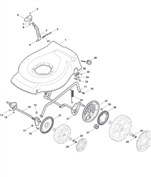 sp535hw4s mountfield-petrol-rotary-mowers part diagram