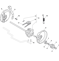 sp536-es mountfield-petrol-rotary-mowers part diagram